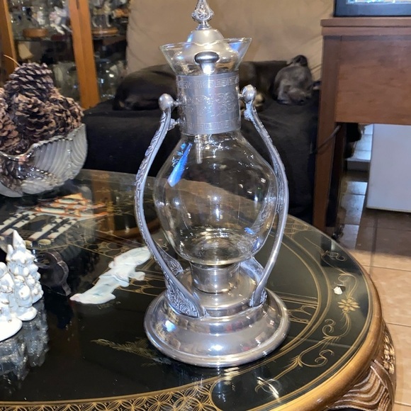 Vintage Other - Vintage Newport Silverplate CoffeePitcher/Carafe on Tilt- Rare Mid-Century